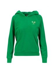 Blutsgeschwister Bluza "Miracle of Wimbledoncourt" w kolorze zielonym rozmiar: XL. Zielone bluzy Blutsgeschwister, xl, bez wzorów, z bawełny, bez ramiączek, z kapturem. Za 163.26 zł.