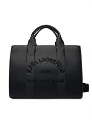 KARL LAGERFELD Torebka B1W30041 Czarny. Czarne torebki klasyczne KARL LAGERFELD, bez wzorów, ze skóry, bez dodatków. Za 849.99 zł.