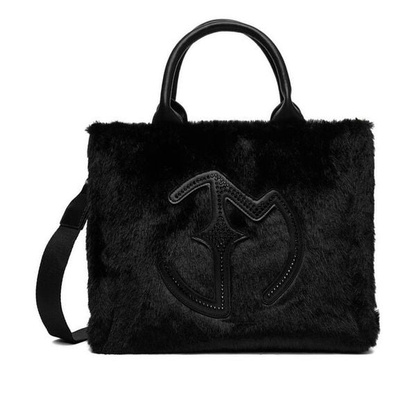 Torebka Eva Minge. Czarne torebki klasyczne Eva Minge, bez wzorów, klasyczne, bez dodatków. Za 199.99 zł.