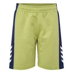 Szorty dziecięce Hummel Rush Block. Zielone szorty Hummel, bez wzorów, sportowe. Za 148.00 zł.