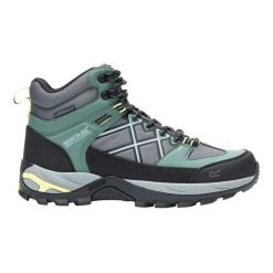 Damskie buty trekkingowe Samaris III. Zielone buty trekkingowe Regatta, z gumy, bez zapięcia. Za 515.00 zł.