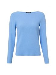 Franco Callegari Sweter z dzianiny Kobiety Bawełna niebieski, XL. Niebieskie swetry Franco Callegari, xl, bez wzorów, z bawełny, bez ramiączek. Za 249.95 zł.