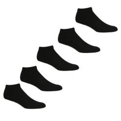 Skarpety Sportowe Unisex Dla Dorosłych 5pak. Czarne skarpetki Regatta, bez wzorów, z bawełny. Za 78.99 zł.