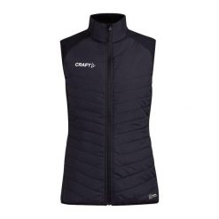 Kurtka narciarska damska Craft Adv Nordic Club. Czarne kurtki narciarskie Craft, xl, bez wzorów, z dzianiny, bez kaptura, na fitness i siłownię. Za 466.95 zł.