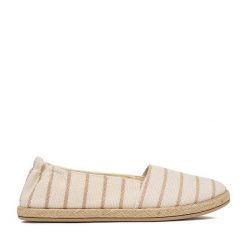 Espadryle JENNY. Brązowe espadryle Jenny, bez wzorów, bez obcasa. Za 59.99 zł.