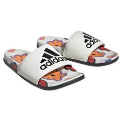 Klapki adidas Adilette Comfort W IE4971 białe. Białe klapki bez wzorów, z gumy, sportowe, bez obcasa, bez zapięcia. Za 297.93 zł.