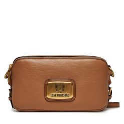 Torebka LOVE MOSCHINO. Brązowe listonoszki Love Moschino, bez wzorów, bez dodatków. Za 519.99 zł.