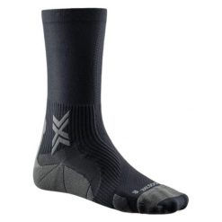 Skarpetki biegowe X-Socks Run Perform Crew. Czarne skarpetki X BIONIC, bez wzorów. Za 163.00 zł.
