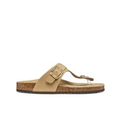 Klapki damskie Geox Brionia. Czarne klapki Converse, bez wzorów, z materiału, eleganckie, bez obcasa, bez zapięcia. Za 348.00 zł.
