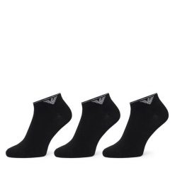 Skarpety krótkie EA7 Emporio Armani. Czarne skarpetki EA7 Emporio Armani, bez wzorów. Za 114.99 zł.
