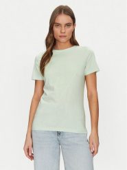 Guess T-Shirt V2YI07 K8HM0 Zielony Regular Fit. Zielone t-shirty Guess, l, z aplikacjami, z bawełny, bez kołnierzyka, bez ramiączek. Za 149.99 zł.
