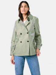 Gerry Weber Płaszcz przejściowy w kolorze zielonym rozmiar: 44. Zielone płaszcze Gerry Weber, bez wzorów, bez kaptura. Za 213.18 zł.