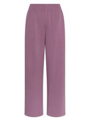 MOSS COPENHAGEN Spodnie "Edilina" w kolorze fioletowym rozmiar: M/L. Różowe spodnie materiałowe Moss Copenhagen, bez wzorów, z materiału, z podwyższonym stanem. Za 110.04 zł.