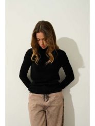 AUTHENTIC CASHMERE Kaszmirowy golf "Bise" w kolorze czarnym rozmiar: XXL. Czarne swetry AUTHENTIC CASHMERE, na lato, xxl, bez wzorów, z kaszmiru, bez ramiączek. Za 319.13 zł.