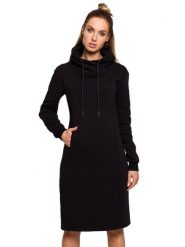 Made of emotion Sukienka w kolorze czarnym rozmiar: XXL. Czarne sukienki Made Of Emotion, na co dzień, xxl, bez wzorów, bez kołnierzyka, bez ramiączek, maxi, proste. Za 208.83 zł.