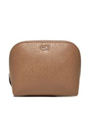Calvin Klein Kosmetyczka K60K612203 Brązowy. Brązowe torebki klasyczne Calvin Klein, bez wzorów, ze skóry, bez dodatków. Za 189.99 zł.