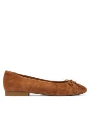 MICHAEL Michael Kors Baleriny Piper 40T6PIFP1S Brązowy. Brązowe baleriny MICHAEL Michael Kors, bez wzorów, ze skóry, bez obcasa, bez zapięcia. Za 609.99 zł.