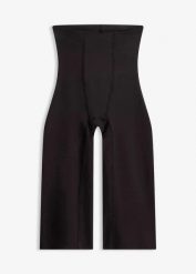 Spodnie capri lekko modelujące z bawełny. Brązowe bielizna modelująca bonprix, bez wzorów, z bawełny. Za 32.99 zł.