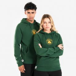 Bluza z kapturem do koszykówki unisex Tarmak NBA 900 Boston Celtics. Białe bluzy TARMAK, xs, bez wzorów, z materiału, sportowe, bez ramiączek, z kapturem. W wyprzedaży za 119.99 zł.