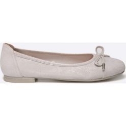 Caprice - Baleriny. Szare baleriny Caprice, z materiału. W wyprzedaży za 119.90 zł.