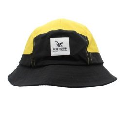 Kapelusz - Wodoodporny / Jeden rozmiar (Czarny/Żółty). Żółte kapelusze SURF MONKEY, bez wzorów, z materiału. Za 179.95 zł.