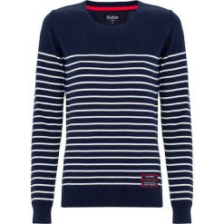 Sweter w kolorze biało-granatowym. Swetry Denim Culture. W wyprzedaży za 114.95 zł.