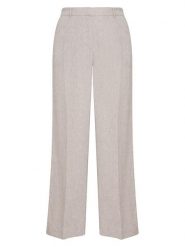 MOSS COPENHAGEN Spodnie "Pennie" w kolorze beżowym rozmiar: XS. Brązowe spodnie materiałowe Moss Copenhagen, bez wzorów, z materiału, z podwyższonym stanem. Za 148.96 zł.