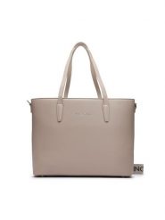 Valentino Torebka Zero VBS7B301 Beżowy. Brązowe torebki klasyczne Valentino, bez wzorów, ze skóry, bez dodatków. Za 479.99 zł.