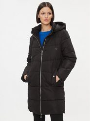 JDY Kurtka puchowa 15300564 Czarny Regular Fit. Czarne kurtki JDY, na zimę, xs, bez wzorów, z puchu, bez kaptura. Za 239.99 zł.