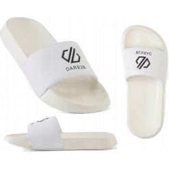 Klapki na basen dla kobiet Dare2B DWF362. Białe klapki Dare 2b, bez wzorów, sportowe, bez obcasa, bez zapięcia. W wyprzedaży za 93.10 zł.