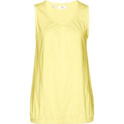 Top bawełniany bonprix cytrynowy sorbetowy. Topy marki 4f. Za 12.99 zł.