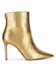 Nine West Botki BYCCC05 Złoty. Żółte botki Nine West, bez wzorów, bez obcasa, na szpilce, bez zapięcia. Za 199.99 zł.