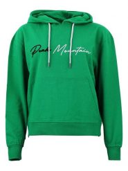 Peak Mountain Bluza "Alauren" w kolorze zielonym rozmiar: L. Zielone bluzy Peak Mountain, l, bez wzorów, z bawełny, bez ramiączek, z kapturem. Za 152.99 zł.