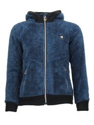 Peak Mountain Kurtka polarowa "Almi" w kolorze granatowym rozmiar: XL. Niebieskie kurtki Peak Mountain, xl, bez wzorów, z polaru, bez kaptura. Za 140.86 zł.