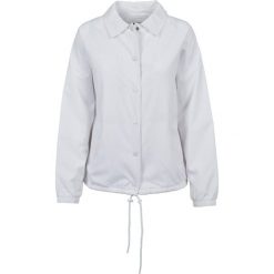 Parka dla kobiet Urban Classic coach. Białe płaszcze Urban Classics, na zimę, bez wzorów, bez kaptura. Za 214.00 zł.