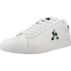Buty LE COQ SPORTIF COURTSET 2 Biały. Białe buty trekkingowe Le Coq Sportif, bez wzorów, bez zapięcia, trekkingowe. Za 296.99 zł.