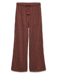 Vero Moda Spodnie w kolorze brązowym rozmiar: S. Brązowe spodnie materiałowe Vero Moda, bez wzorów, z materiału. Za 79.03 zł.