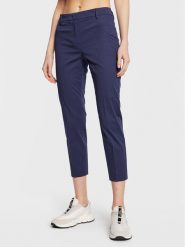 Weekend Max Mara Spodnie materiałowe Cecco 2351310631 Granatowy Slim Fit. Niebieskie spodnie materiałowe Weekend Max Mara, bez wzorów, z bawełny. Za 819.99 zł.