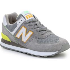 Buty New Balance W WL574CM2 szare. Szare buty treningowe New Balance, bez wzorów, z materiału, bez zapięcia. Za 518.89 zł.