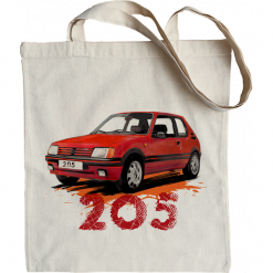 Peugeot 205 — torba. Torby podróżne nikiniki, bez wzorów, z bawełny, na ramię. W wyprzedaży za 24.65 zł.
