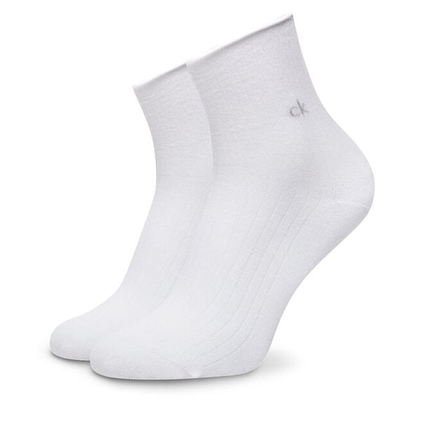 Skarpety długie Calvin Klein. Białe skarpetki Calvin Klein, bez wzorów. Za 69.99 zł.
