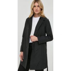 MAX&Co. płaszcz damski kolor czarny przejściowy dwurzędowy. Czarne płaszcze MAX&Co., bez wzorów, z materiału, klasyczne, bez kaptura. Za 1,089.90 zł.