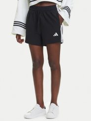 Adidas Szorty sportowe Essentials 3-Stripes JD0908 Czarny Regular Fit. Czarne szorty sportowe adidas, bez wzorów, z bawełny. Za 129.99 zł.