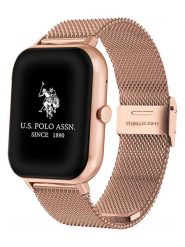 U.S. Polo Assn. Smartwatch w kolorze różowozłotym rozmiar: onesize. Czerwone, cyfrowe zegarki U.S. Polo Assn., metalowe. Za 318.45 zł.