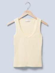 LeGer Top "Kaili" w kolorze żółtym rozmiar: 42. Żółte topy LeGer, bez wzorów, bez kołnierzyka, bez ramiączek. Za 118.01 zł.