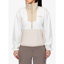 Bluza polarowa damska Columbia Sequoia Grove Half Zip Fleece. Brązowe bluzy bez kaptura Columbia, bez wzorów, z polaru, trekkingowe. Za 263.99 zł.
