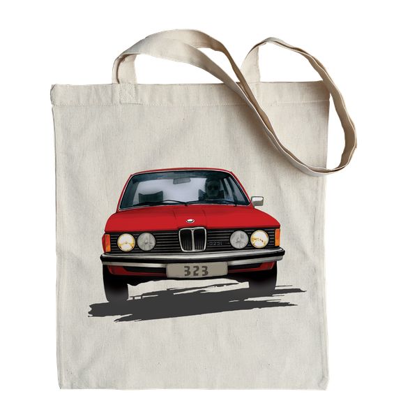 BMW 3 — torba (Rodzaj nadruku: BMW 3). Torby podróżne nikiniki, bez wzorów, z bawełny, na ramię, z nadrukiem. Za 29.00 zł.