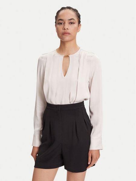 Marciano Guess Bluzka 5YGH14 7356A Écru Regular Fit. Bluzki Marciano Guess, z aplikacjami, z wiskozy, bez kołnierzyka, bez ramiączek. Za 379.99 zł.