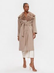 Bruuns Bazaar Płaszcz przejściowy Durio Jezza BBW3571 Beżowy Regular Fit. Brązowe płaszcze Bruuns Bazaar, bez wzorów, z syntetyku, bez kaptura. Za 1,899.00 zł.