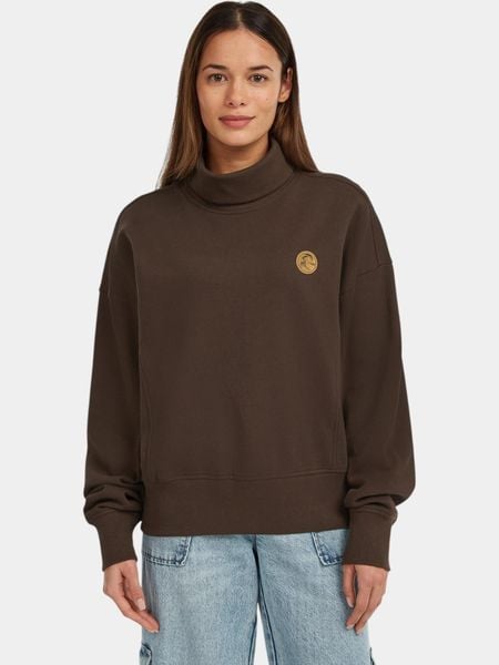 Sweter Damski O'Neill O'riginals HighNeck. Brązowe swetry O'Neill, na jesień, xs, bez wzorów, z bawełny, eleganckie, bez ramiączek. Za 271.15 zł.